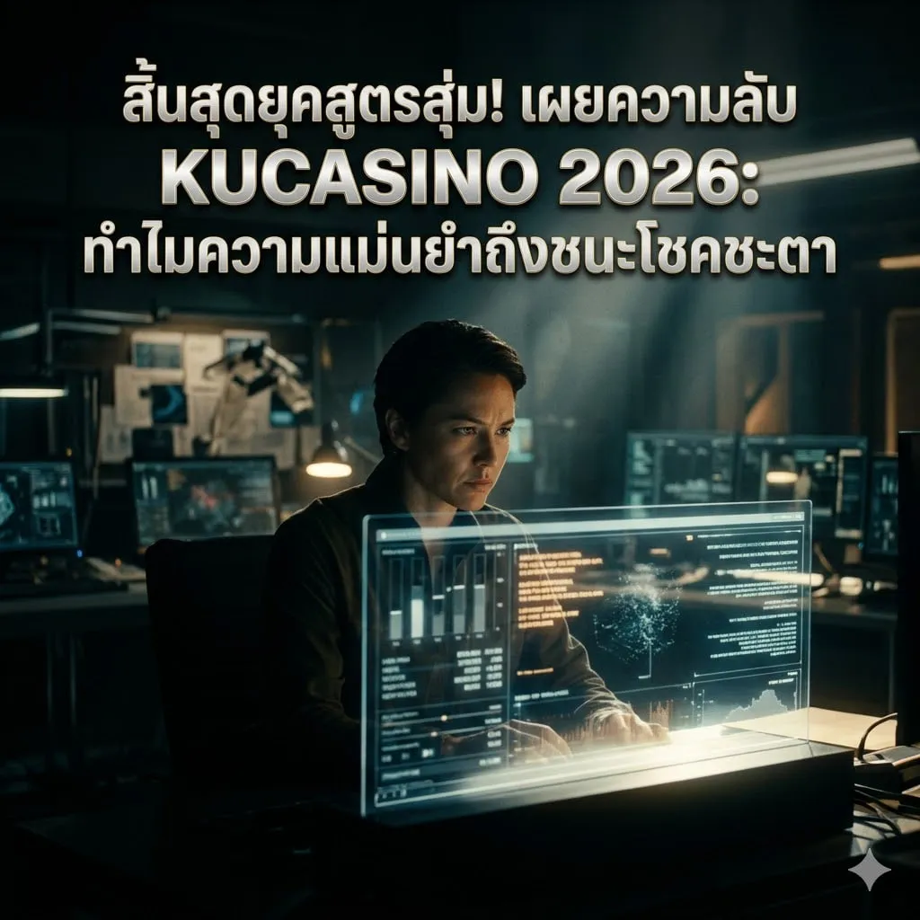 สิ้นสุดยุคสูตรสุ่ม! เผยความลับ KUCASINO 2026: ทำไมความแม่นยำถึงชนะโชคชะตา